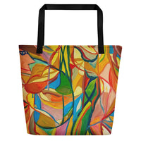 ArtzOnMe Stained Glass Beach Bag
